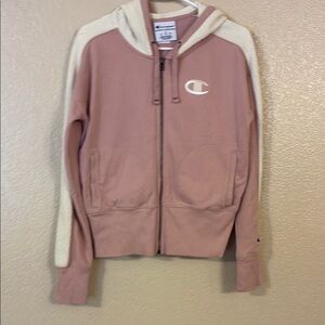 Champion Pink and Cream Hoodie